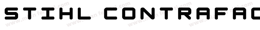 STIHL Contraface Display Title字体转换
